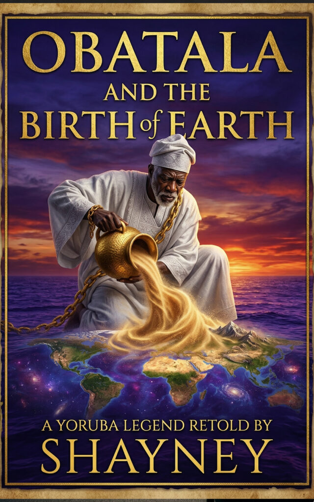 Shane Ann Connell | Shayney Studios | Obatala Cover [African Creation Myths] | narrative engineering | Absolute Order of God