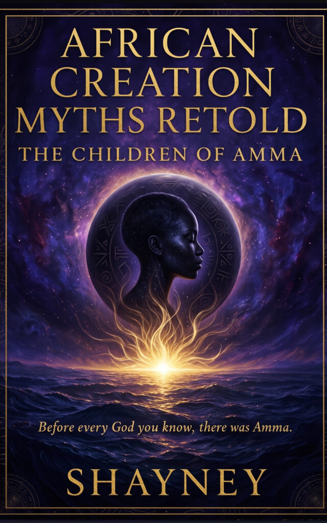 Shane Ann Connell | Shayney Studios | [African Creation myths retold cover] [African Creation Myths] | narrative engineering | Absolute Order of God